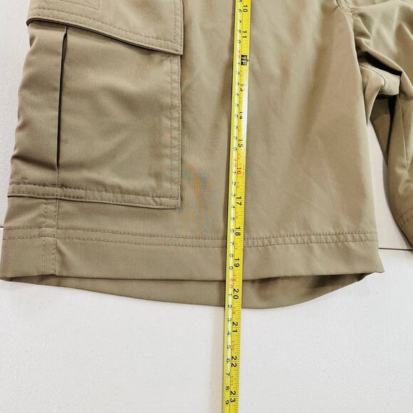 Chaps Beige Khaki Cargo Front & Side Pocket Classic Shorts 32 - Picture 10 of 10